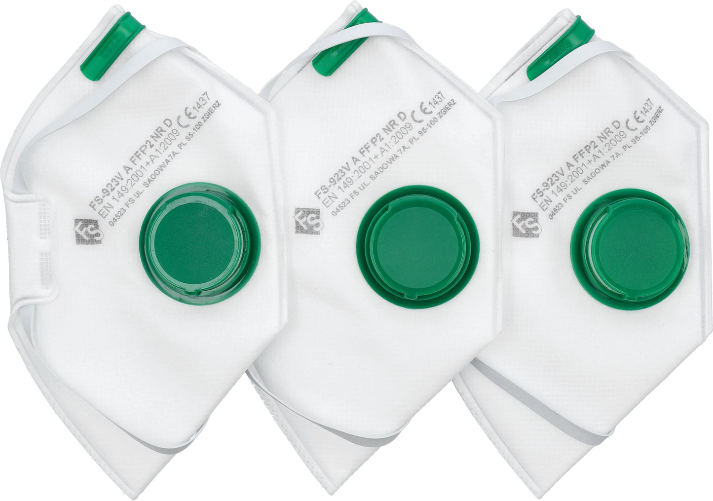 Yato FFP2/PZ Filtering Half Masks - 3 pcs.
