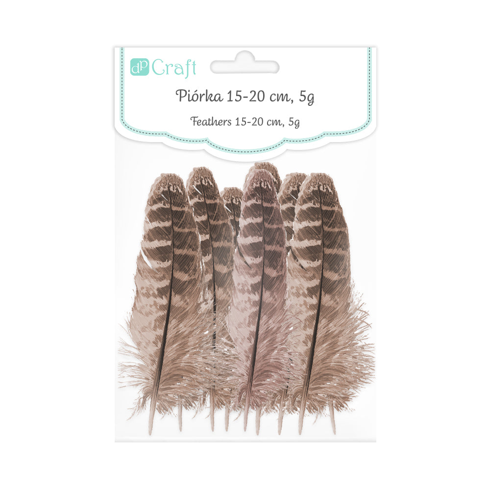 DpCraft duck feathers - 15-20 cm, 5 g