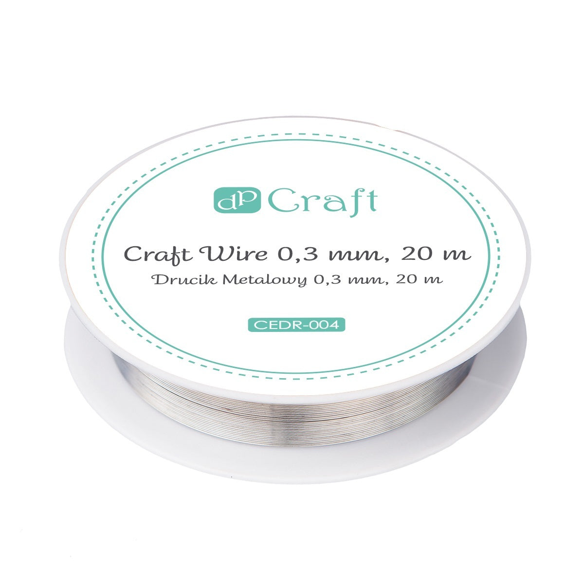 DpCraft metal wire - 0.3 mm/20 m silver