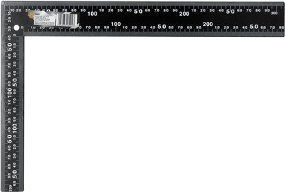 Vorel metal try square - black 300x200 mm