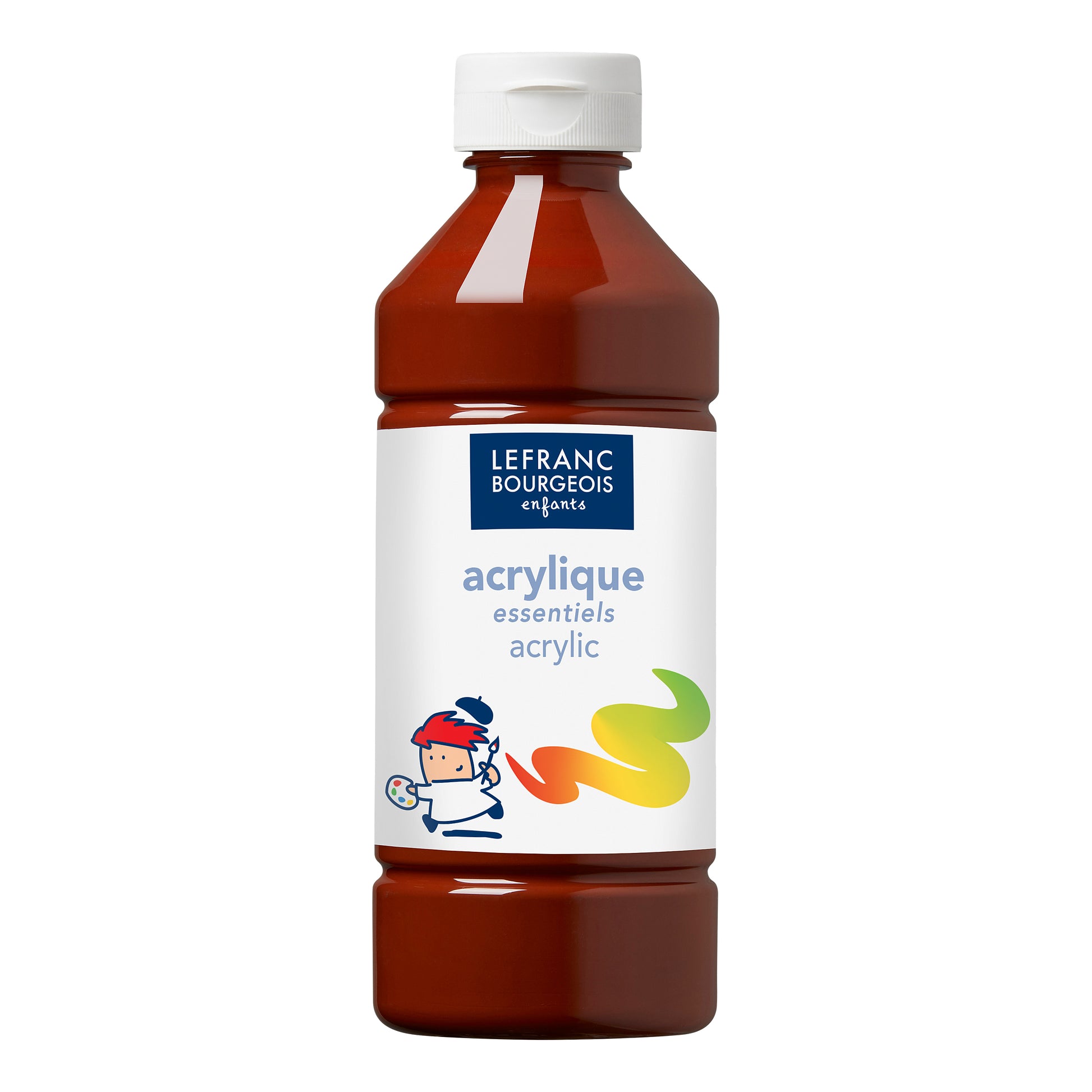 Lefranc Bourgeois Acrylic Paint - Brown 500 ml