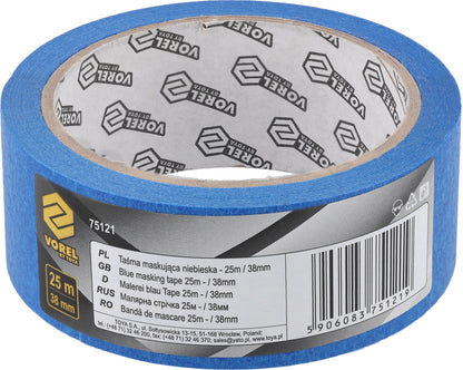 Vorel masking tape - 38 mm x 25 m blue