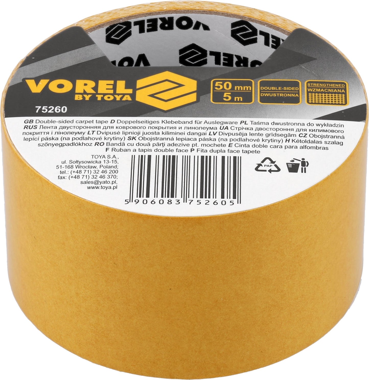 Vorel double-sided tape - 50 mm x 5 m