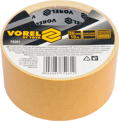 Vorel double-sided tape - 50 mm x 10 m