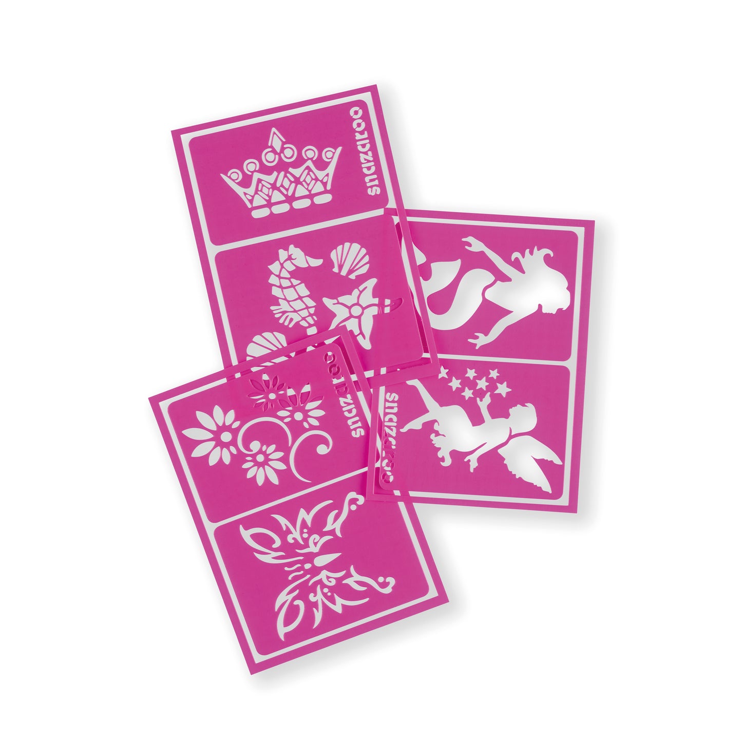 Snazaroo Face Painting Stencils - Girls 6 pcs