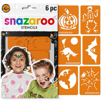 Snazaroo Face Painting Stencils - Halloween 6 pcs.