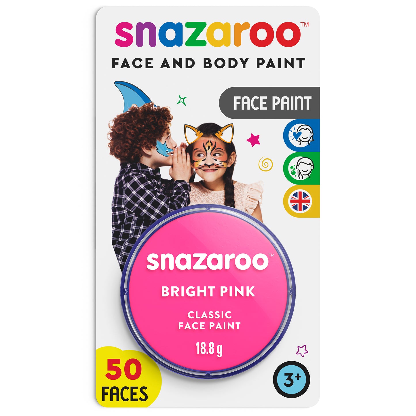 Snazaroo face and body paint - Light Pink 18 ml