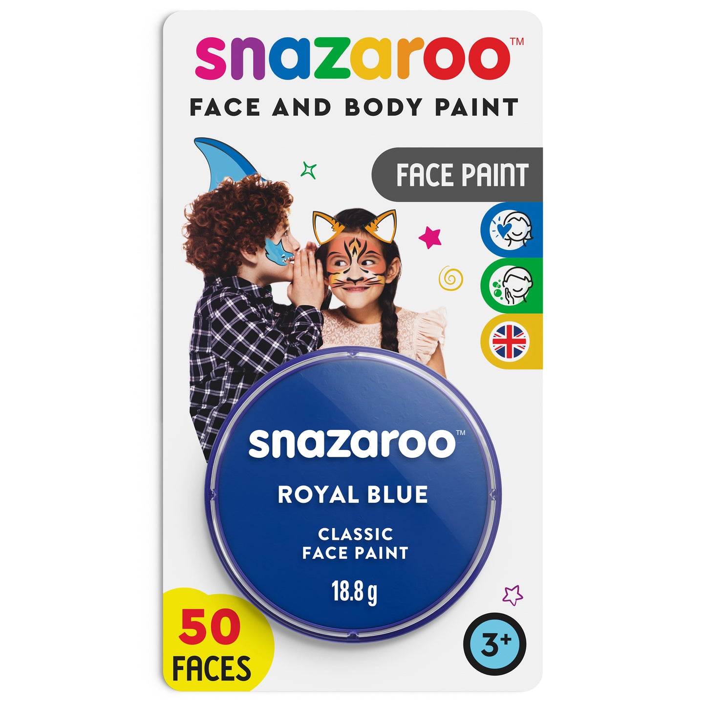 Snazaroo Face and Body Paint - Royal blue 18 ml
