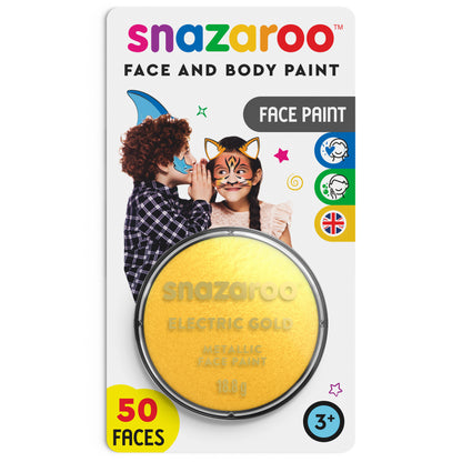 Snazaroo Metallic Face and Body Paint - Gold 18 ml