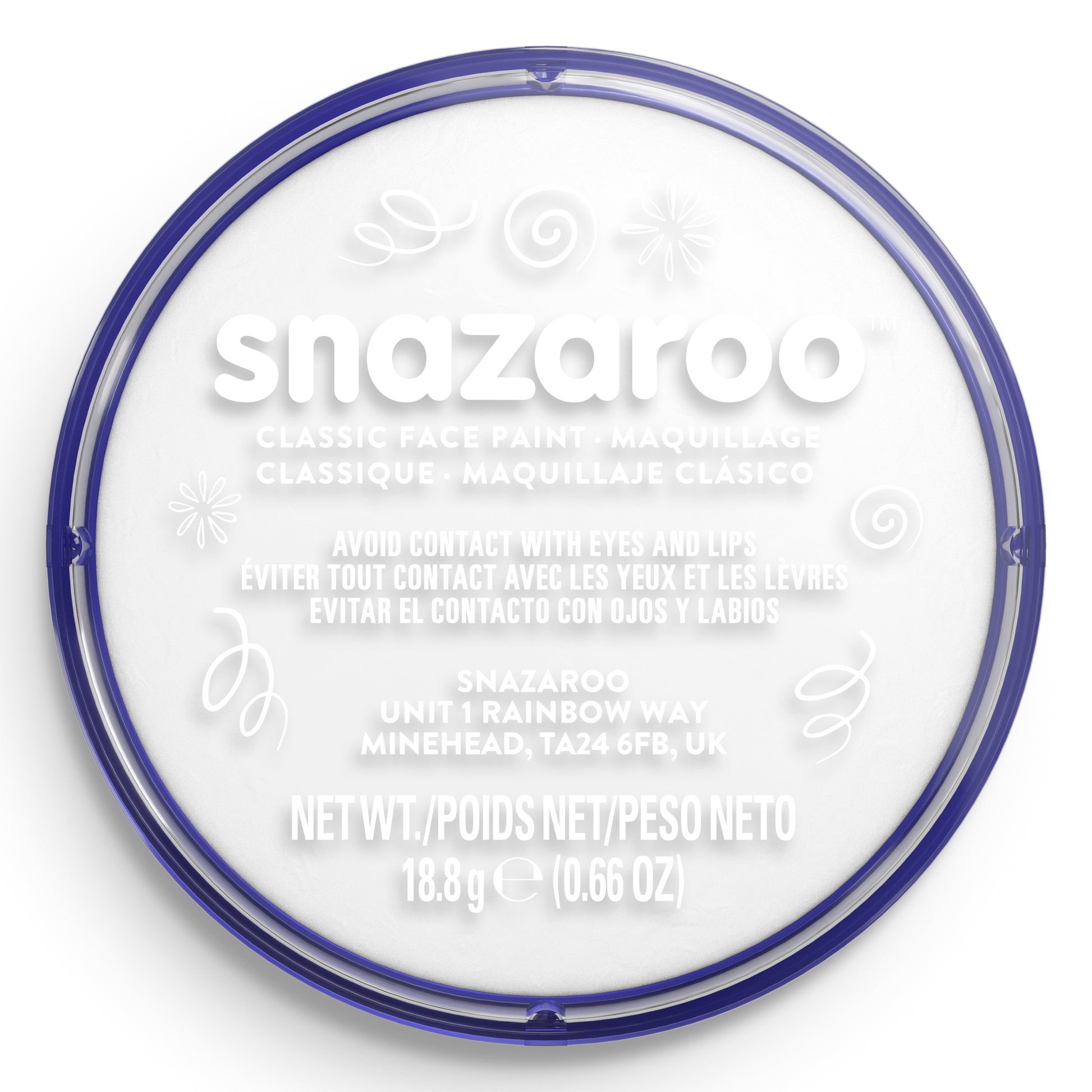 Snazaroo Face and Body Paint - White 18 ml