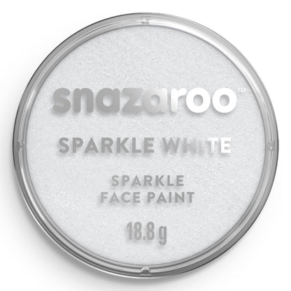 Snazaroo Face and Body Paint Sparkle - White 18 ml