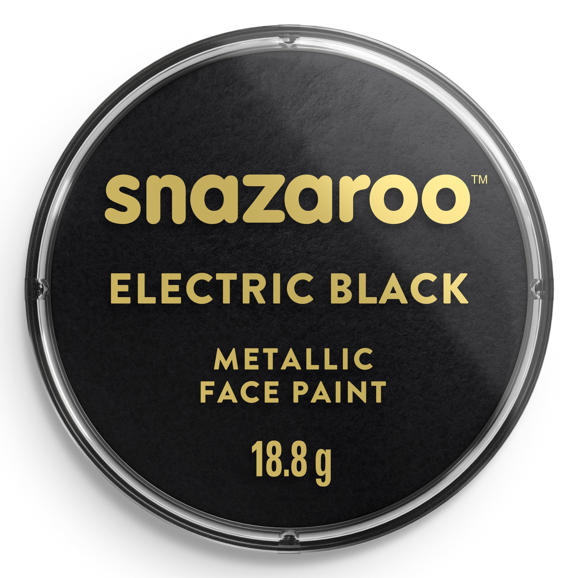 Snazaroo Metallic Face and Body Paint - Black 18 ml