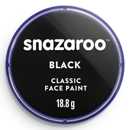 Snazaroo Face and Body Paint - Black 18 ml