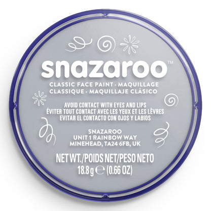 Snazaroo Face and Body Paint - Light Grey 18 ml