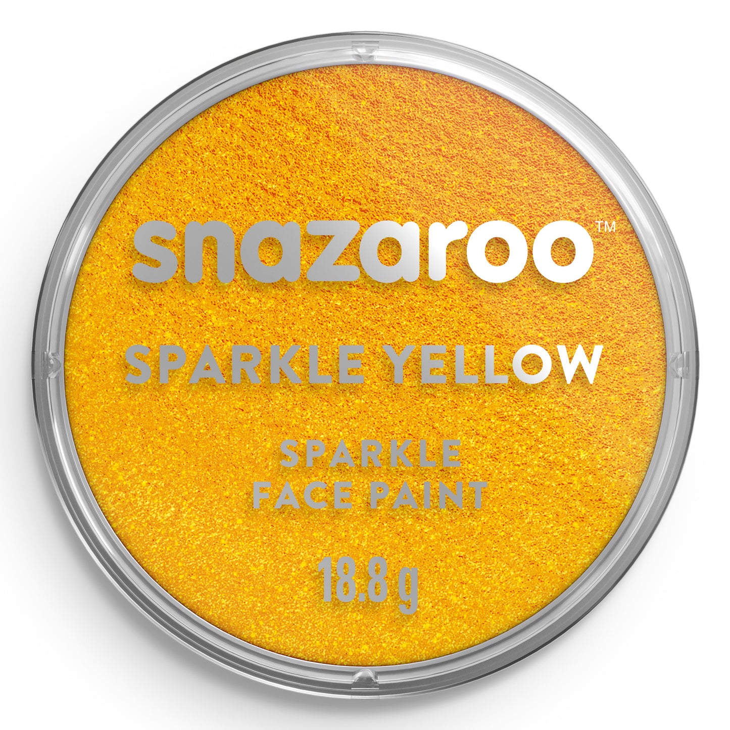Snazaroo Face and Body Paint Sparkle - Yellow 18 ml