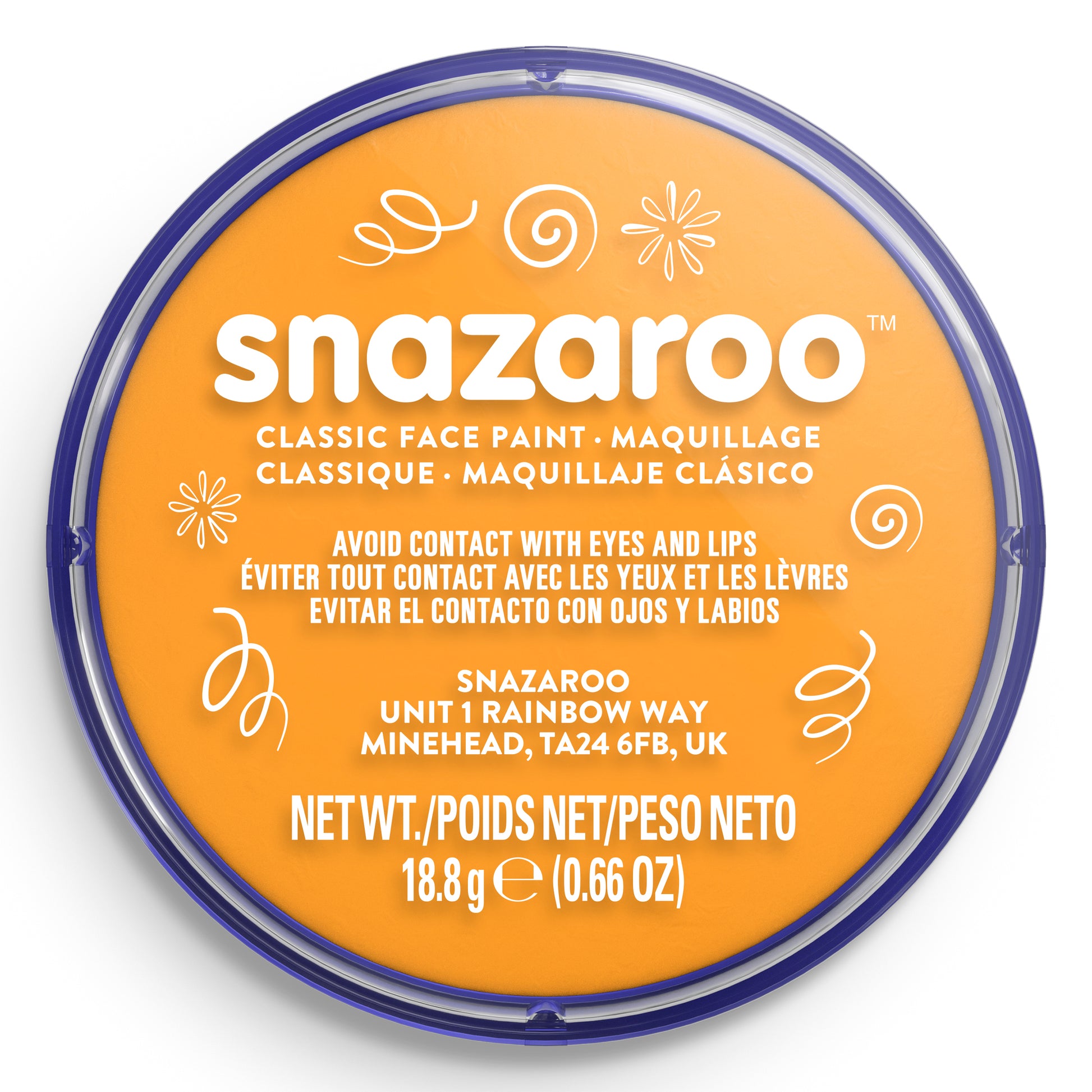 Snazaroo Face and Body Paint - Ochre Yellow 18 ml
