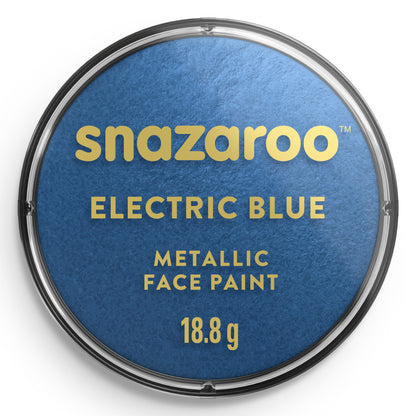 Snazaroo Metallic Face and Body Paint - Blue 18 ml