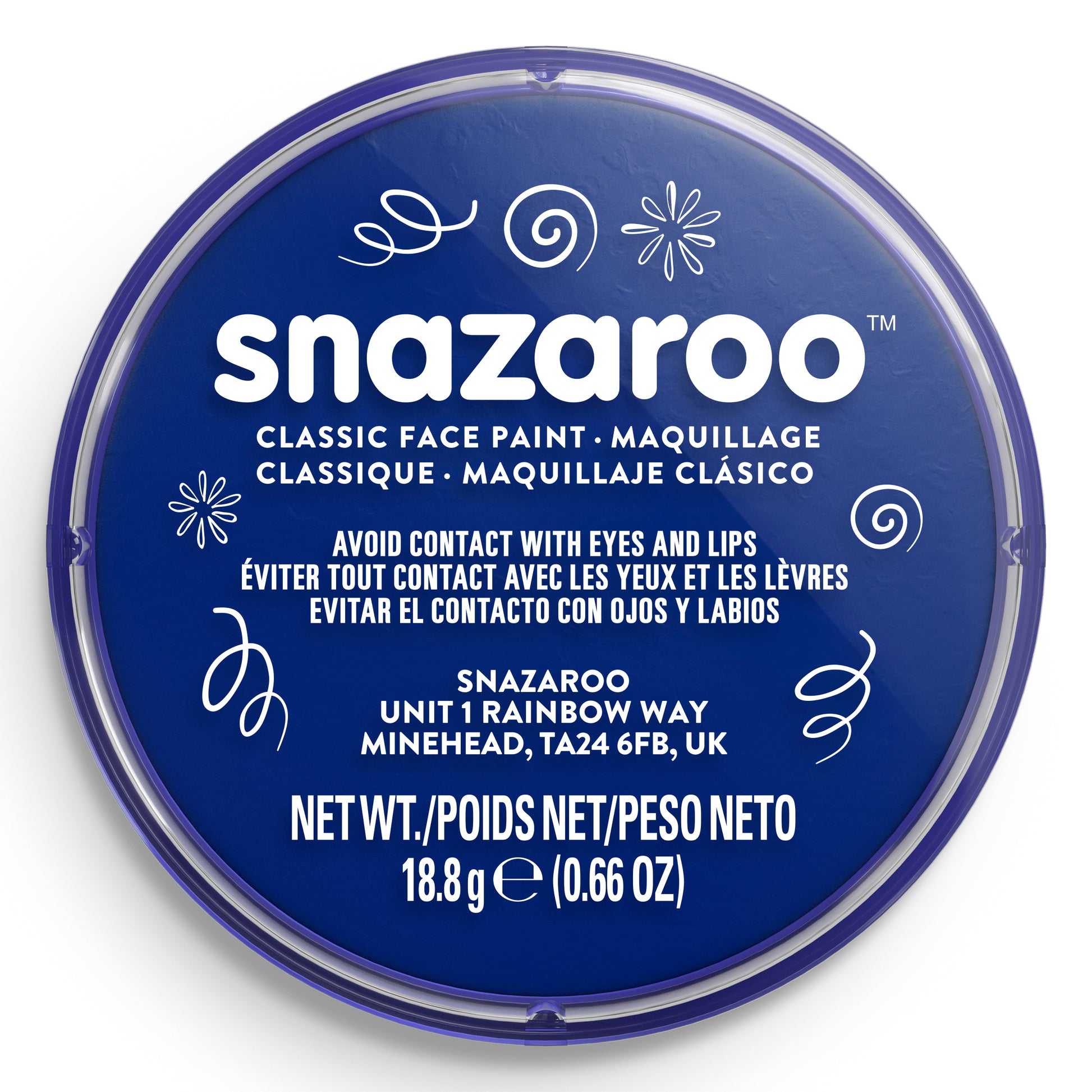 Snazaroo Face and Body Paint - Dark Blue 18 ml