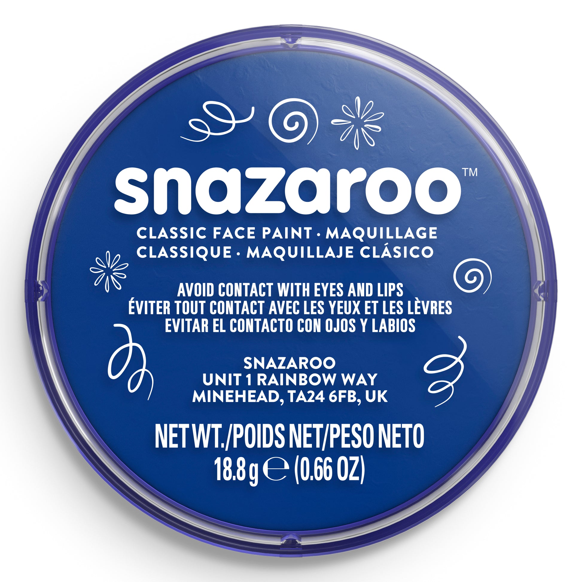 Snazaroo Face and Body Paint - Royal blue 18 ml