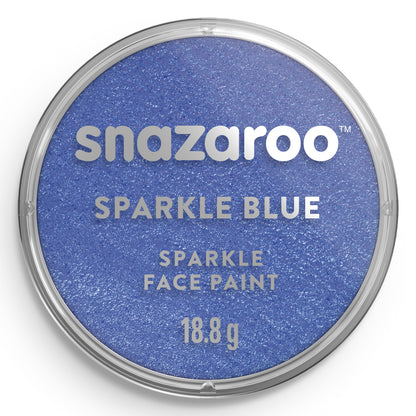 Snazaroo Face and Body Paint Shimmer - Blue 18 ml