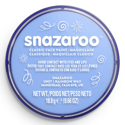 Snazaroo Face and Body Paint - Pale Blue 18 ml