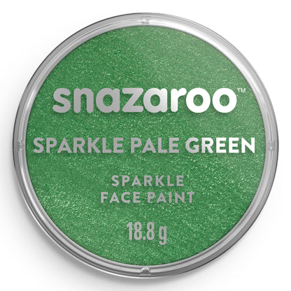 Snazaroo Face and Body Paint Sparkle - Pale Green 18 ml