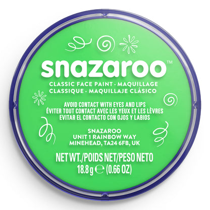 Snazaroo Face and Body Paint - Lime Green 18 ml