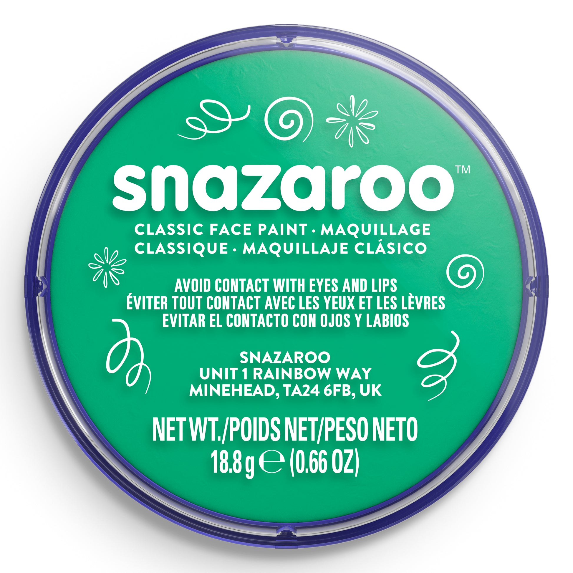 Snazaroo Face and Body Paint - Bright Green 18 ml
