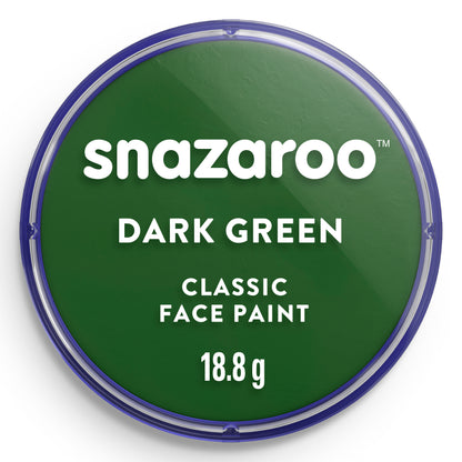 Snazaroo Face and Body Paint - Dark Green 18 ml