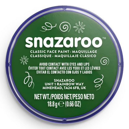 Snazaroo Face and Body Paint - Dark Green 18 ml