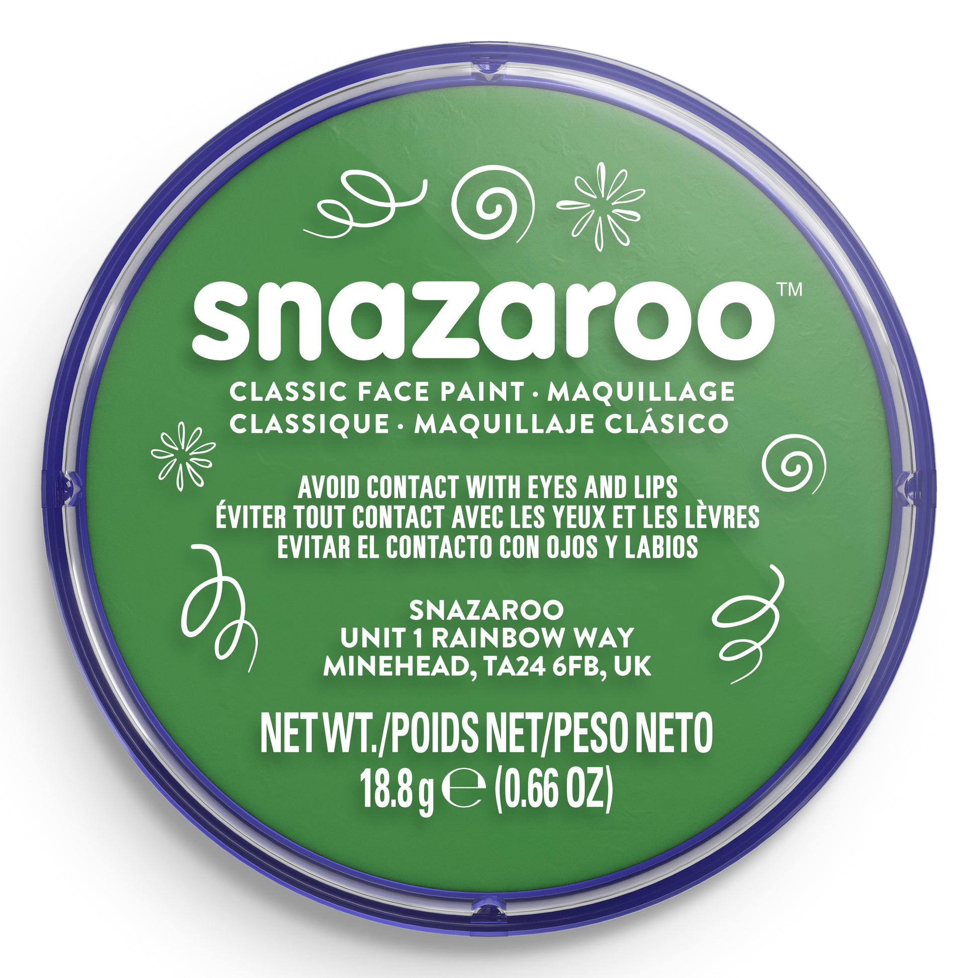 Snazaroo Face and Body Paint - Grass Green 18 ml
