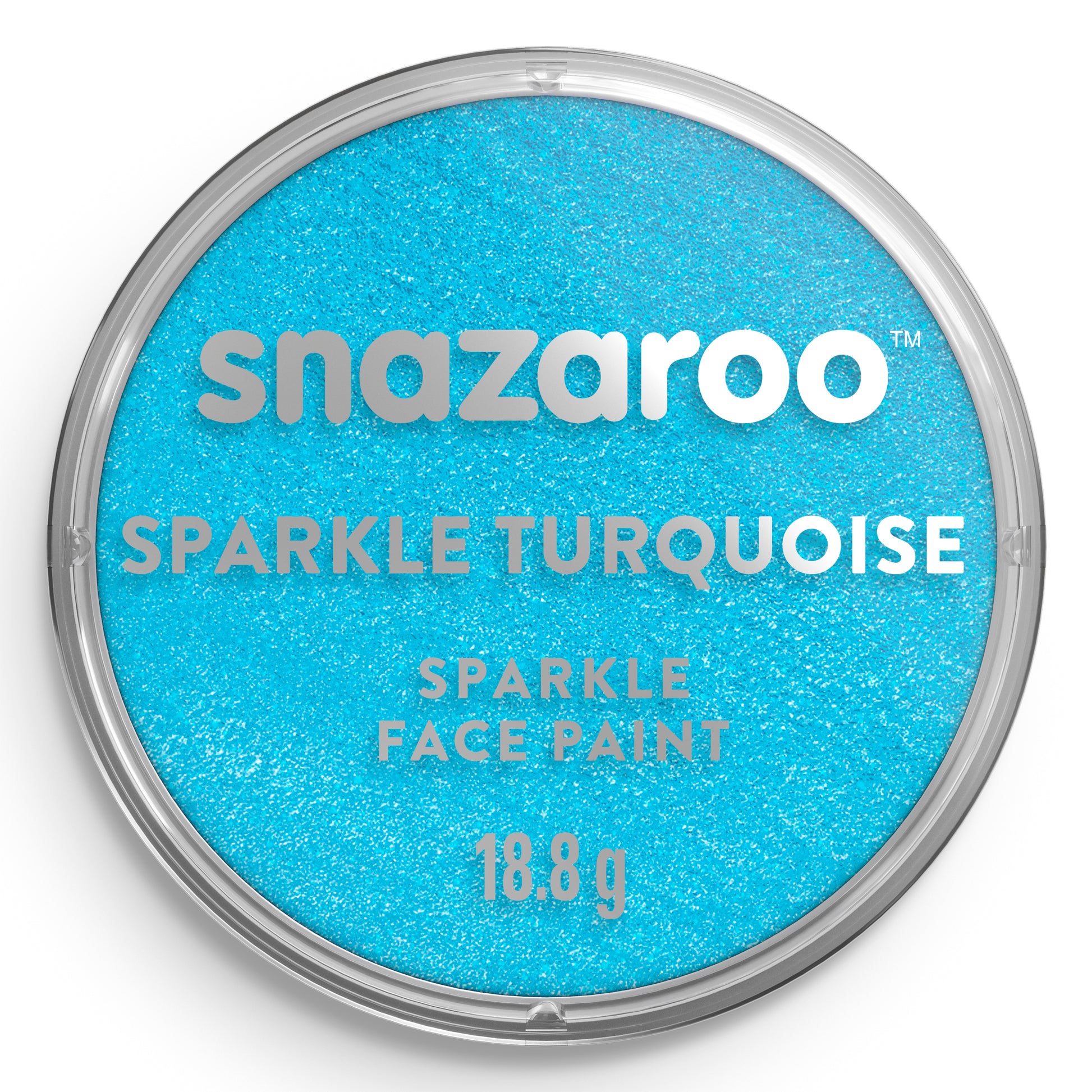 Snazaroo Glitter Face and Body Paint - Turquoise 18 ml