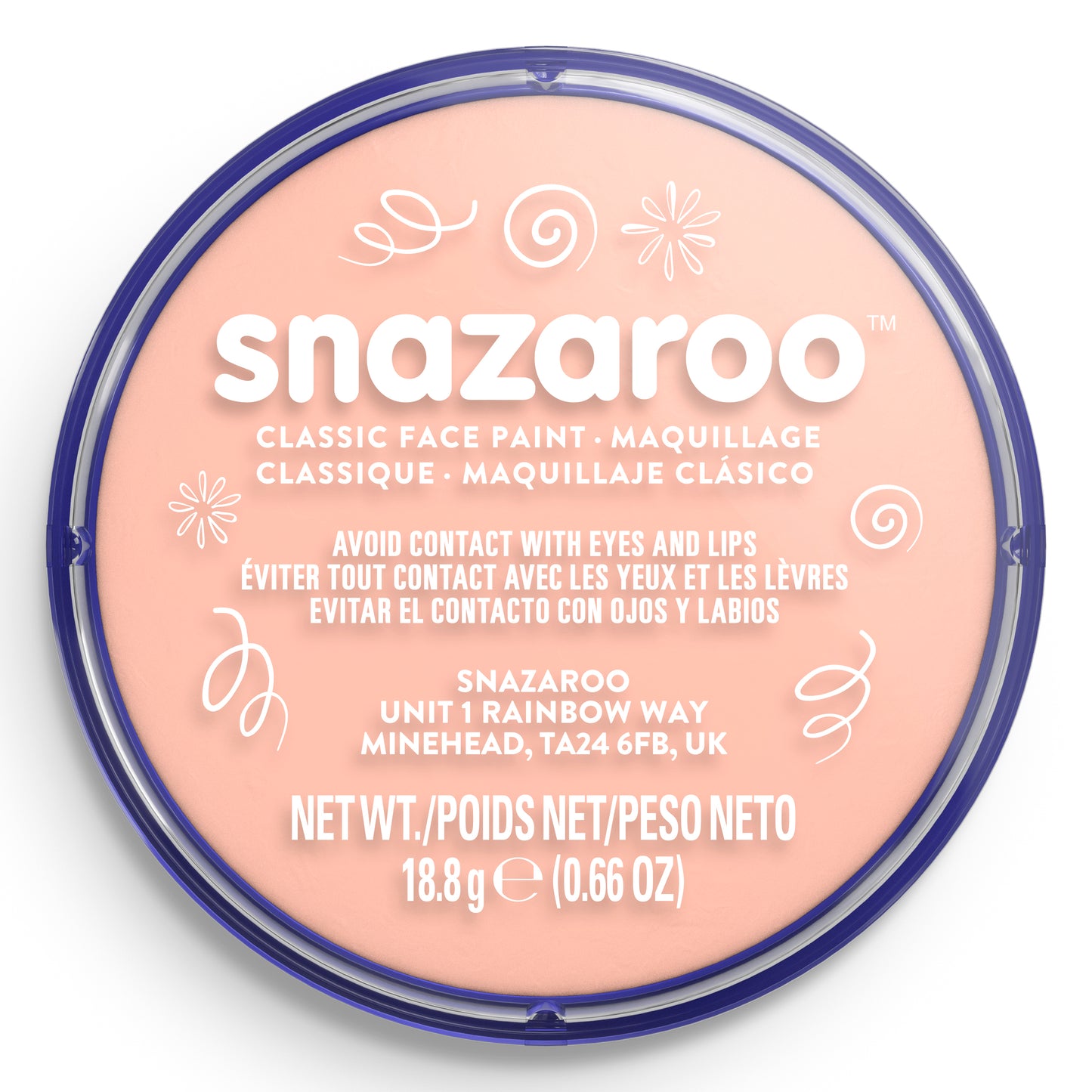 Snazaroo Face and Body Paint - Rosy Pink 18 ml