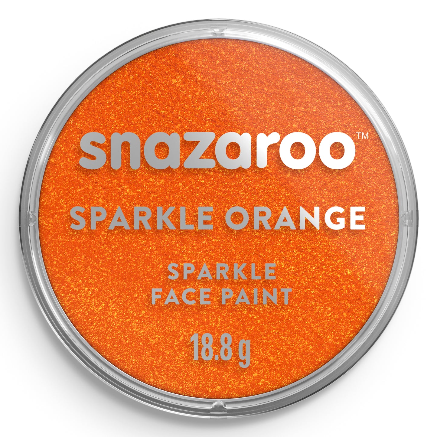 Snazaroo Face and Body Paint Sparkle - Orange 18 ml