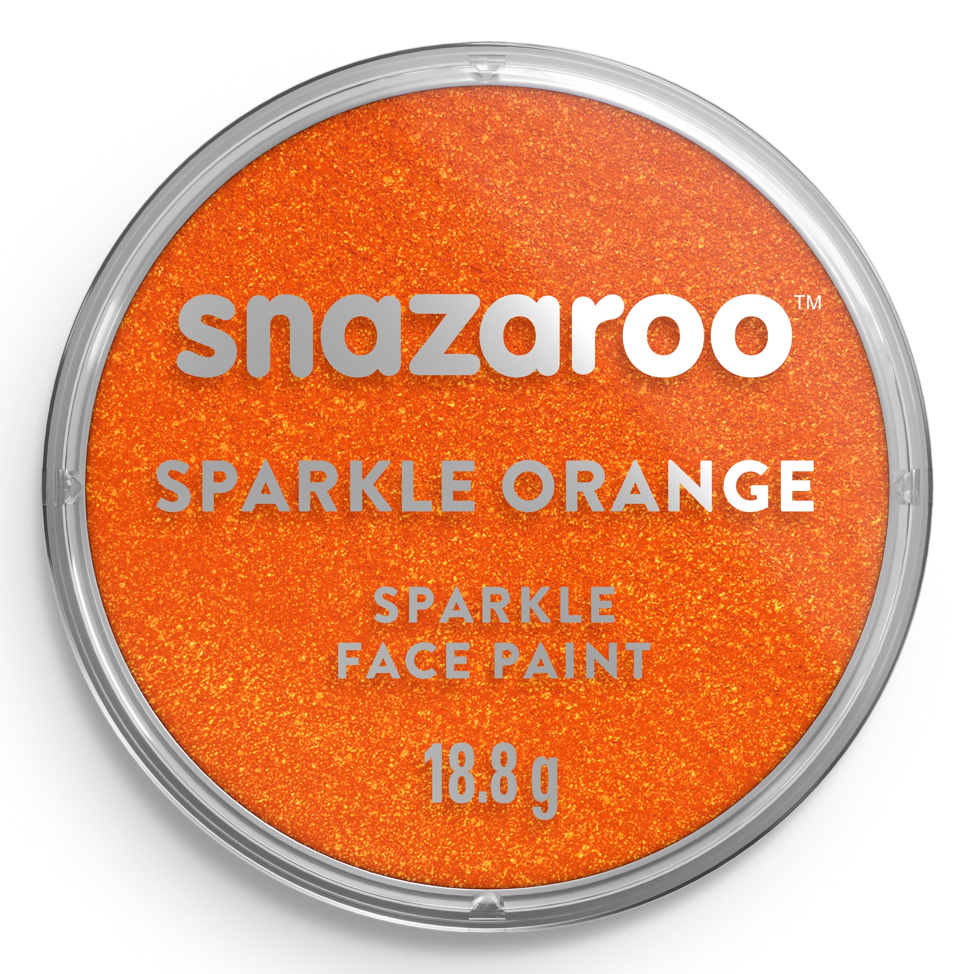 Snazaroo Face and Body Paint Sparkle - Orange 18 ml