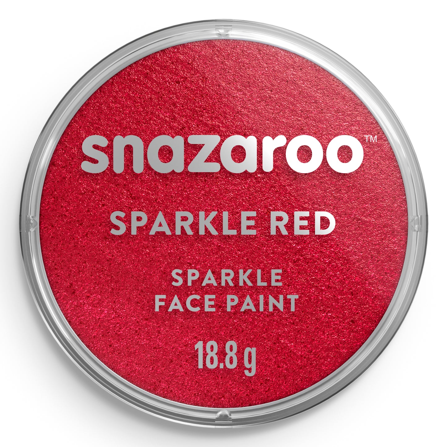 Snazaroo Face and Body Paint Sparkle - Red 18 ml