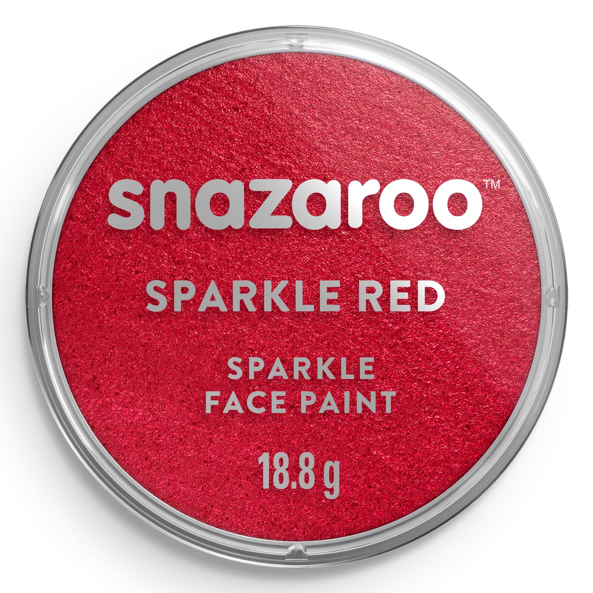 Snazaroo Face and Body Paint Sparkle - Red 18 ml