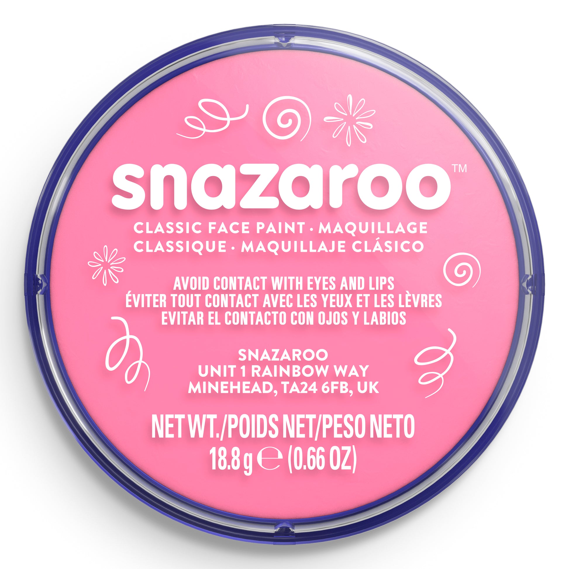 Snazaroo Face and Body Paint - Pale Pink 18 ml