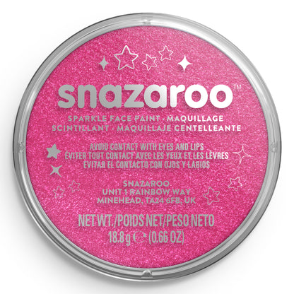 Snazaroo Face and Body Paint Sparkle - Pink 18 ml