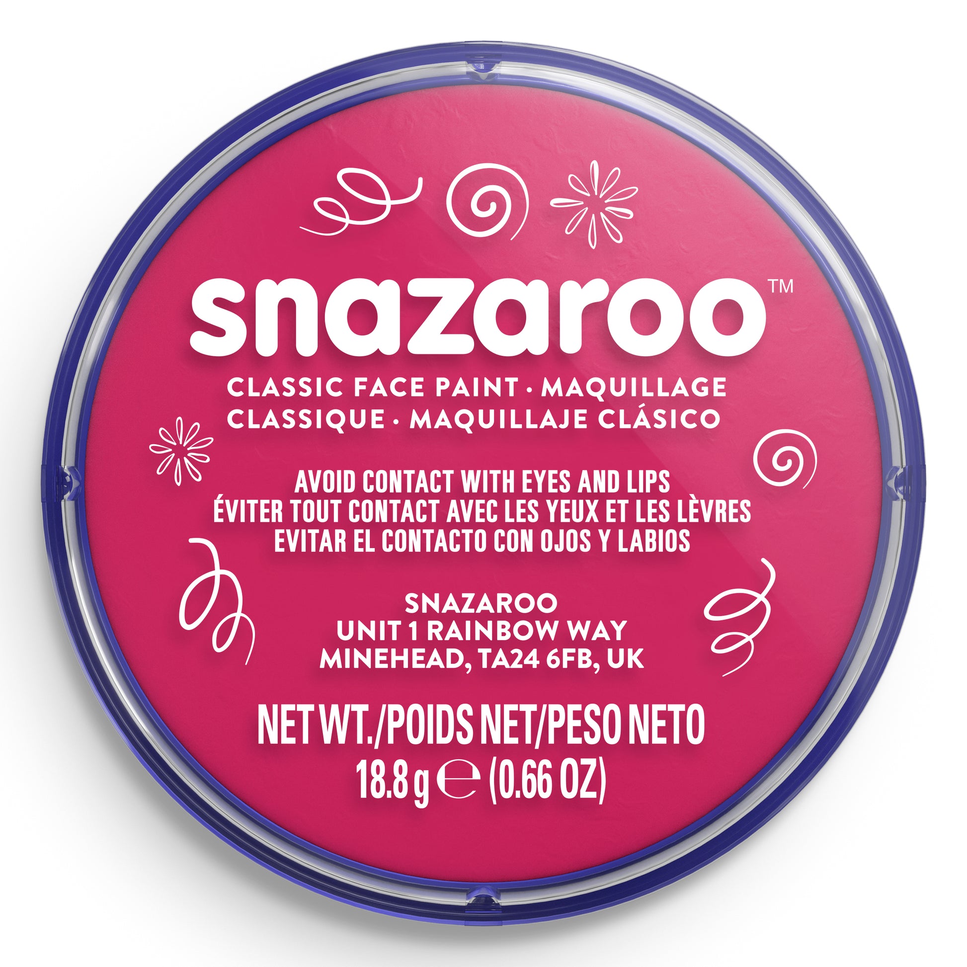 Snazaroo Face and Body Paint - Fuchsia 18 ml