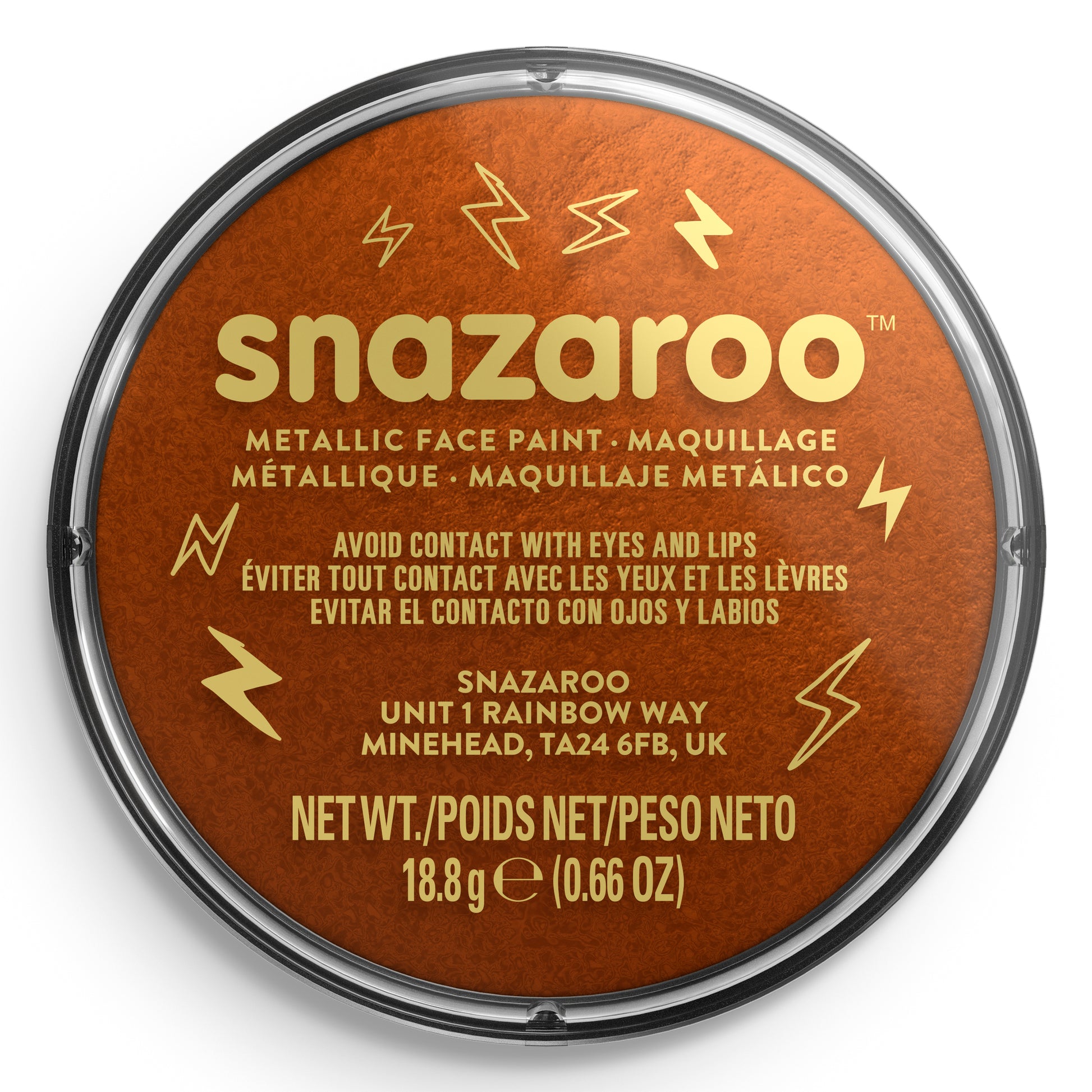 Snazaroo Metallic Face and Body Paint - Copper 18 ml
