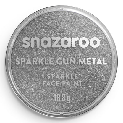 Snazaroo Face and Body Paint Shimmer - Metallic Anthracite 18 ml