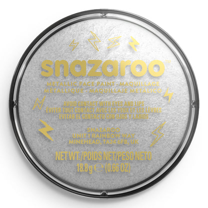 Snazaroo Metallic Face and Body Paint - Silver 18 ml