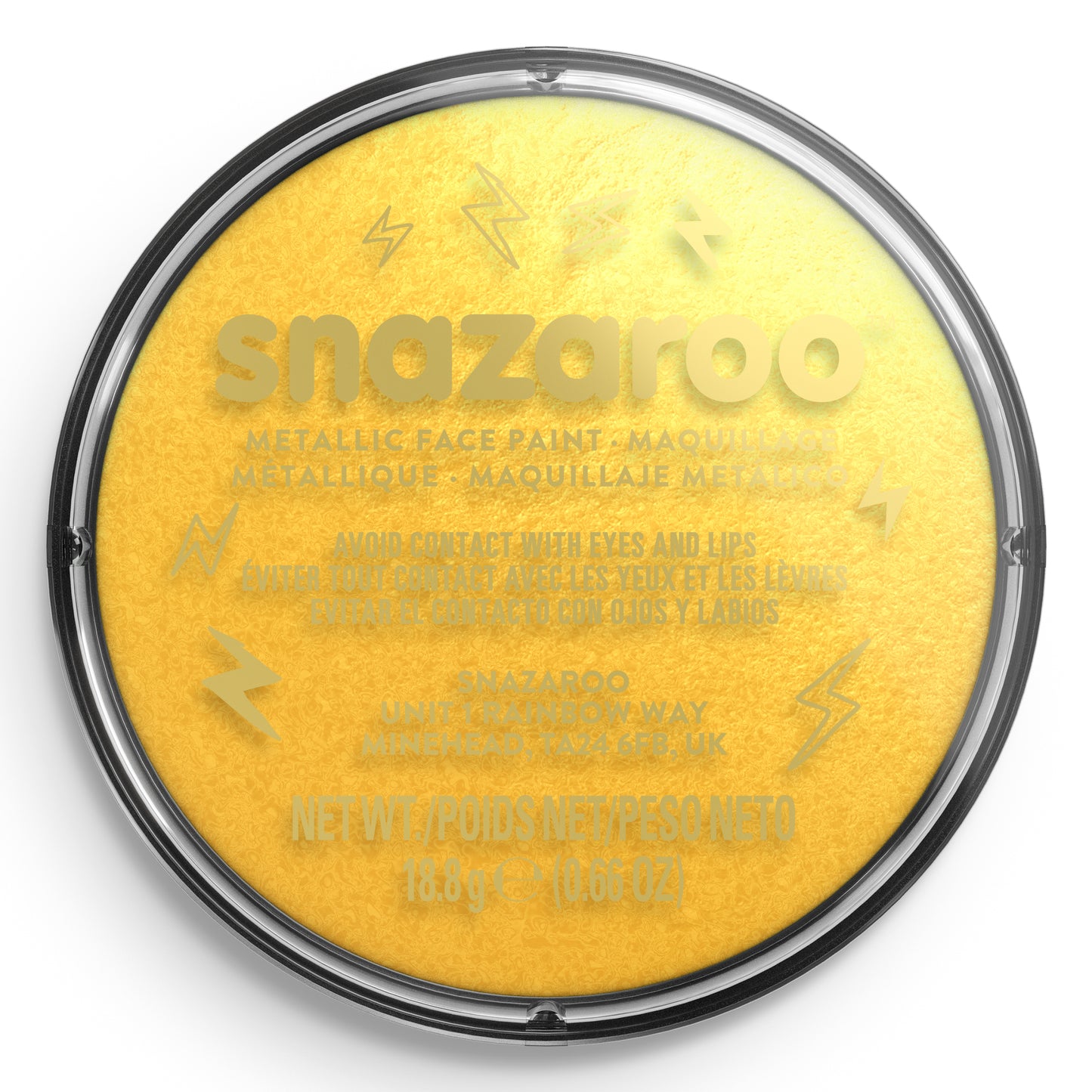 Snazaroo Metallic Face and Body Paint - Gold 18 ml