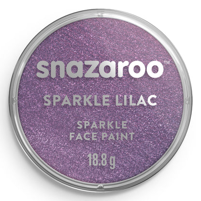Snazaroo Face and Body Paint Glitter - Lilac 18 ml