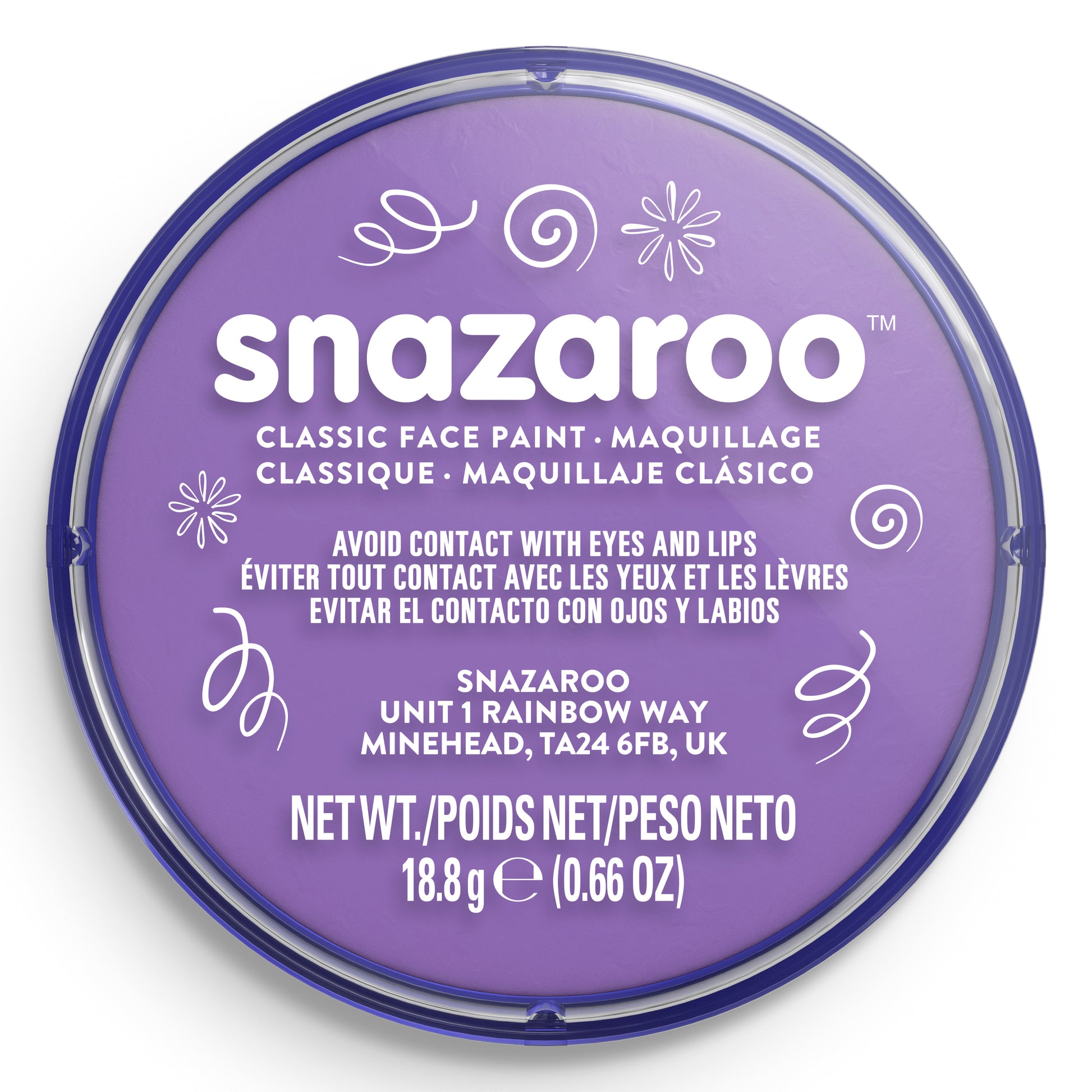 Snazaroo Face and Body Paint - Lilac 18 ml