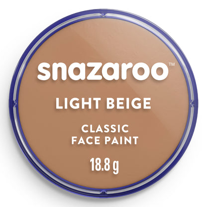 Snazaroo Face and Body Paint - Light Beige 18 ml