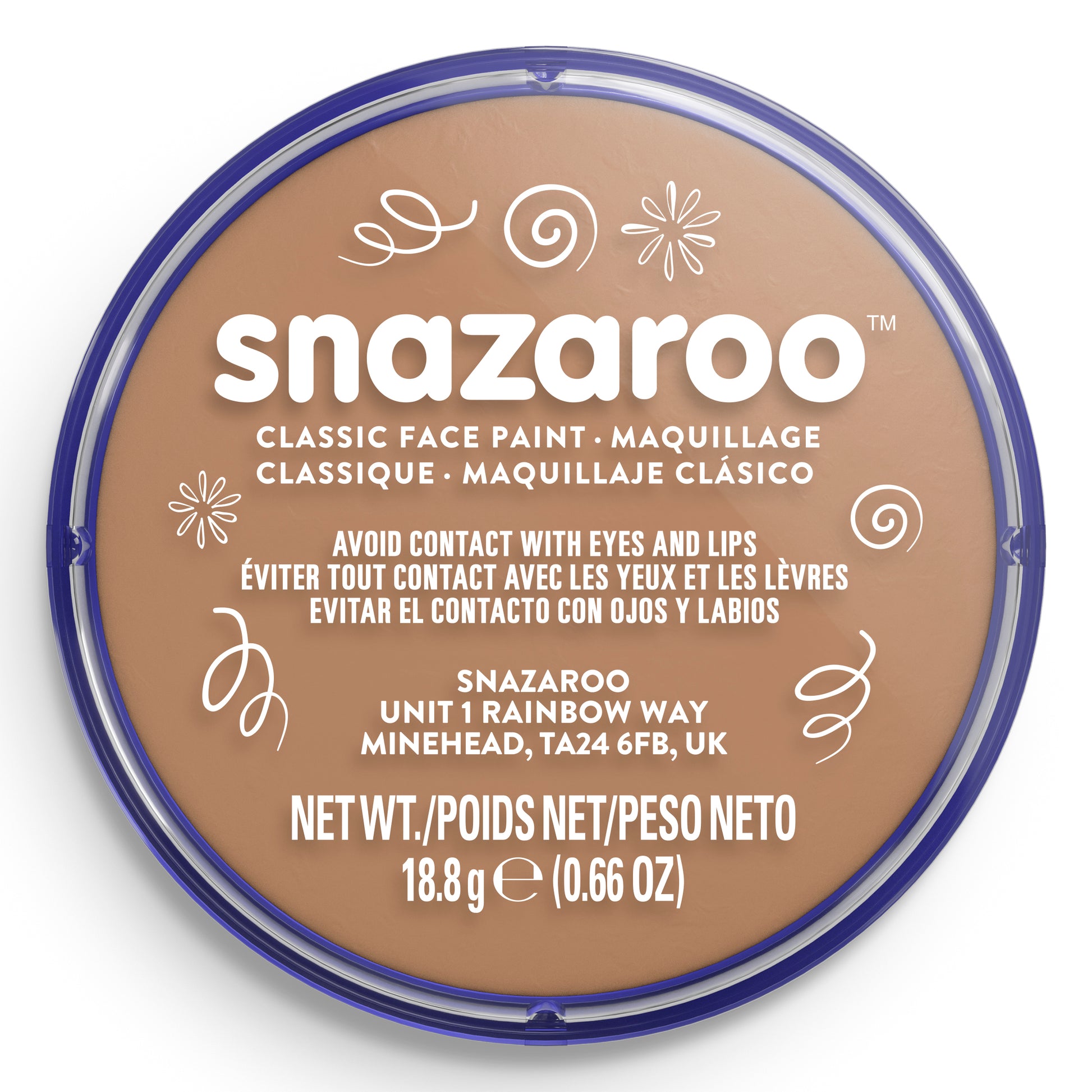 Snazaroo Face and Body Paint - Light Beige 18 ml