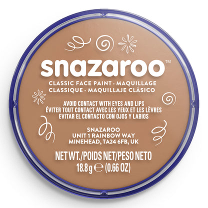 Snazaroo Face and Body Paint - Light Beige 18 ml
