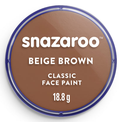 Snazaroo Face and Body Paint - Beige Brown 18 ml